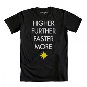 This Captain Marvel t-shirt says it all.